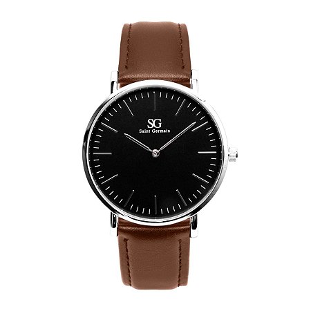 Relógio Bronx Black Silver 40mm