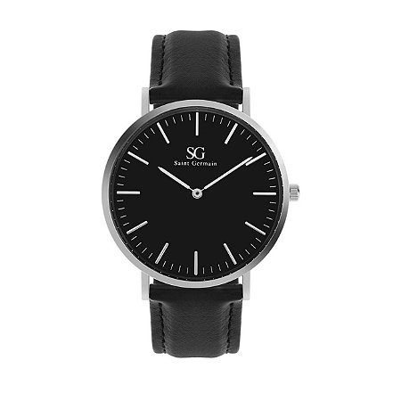 Relógio Saint Germain Murray Black Hill 40mm Cor Da Correia