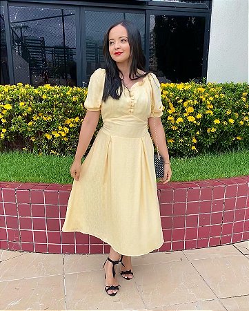 Vestido Ayda Amarelo