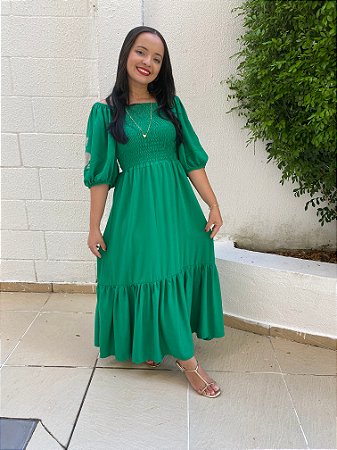 Vestido Anacieli Verde