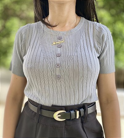 Blusa Eternal Cinza