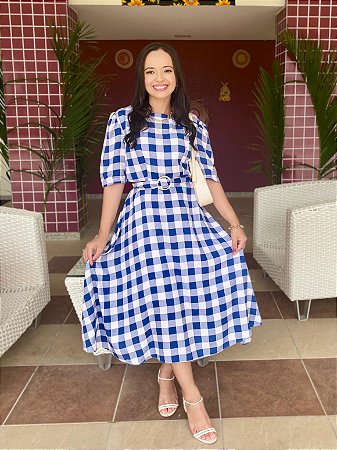 Vestido Ana Azul