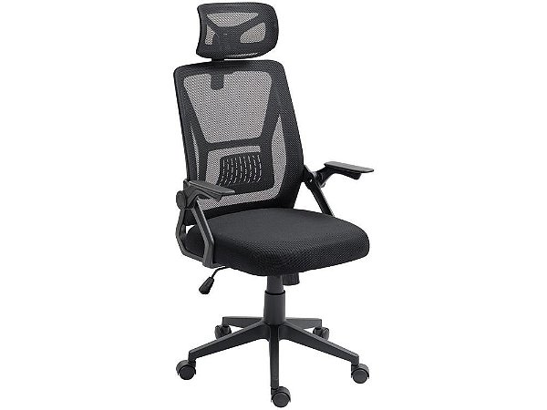 Cadeira de Escritório Diretor Giratória Preta DIR-006 Otello