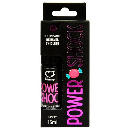 Power Shock Eletrizante Chiclete Beijável 15ml