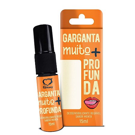 Garganta Muito Mais Profunda Spray 15ml morango