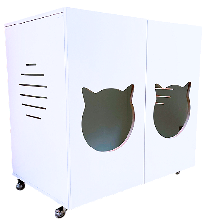 Liteira Banheirinho Para Gatos com abertura frontal