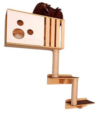 Mmndesign Nicho Ripado Toca Gato Madeira