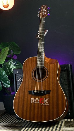 Violão Strinberg Folk SD201 MGS (Mahogani Sattin) Cordas de Aço com bag
