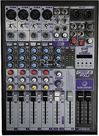 Mesa de som 8 Canais Clear Pod Pro Waldman CPP8FXU
