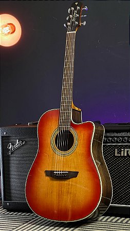 Violão Strinberg Diamond DD5SC CB Folk com case