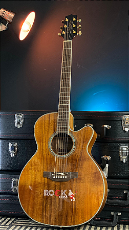 Violão Takamine GN77KCE N & TP4TD Koa Cordas de Aço