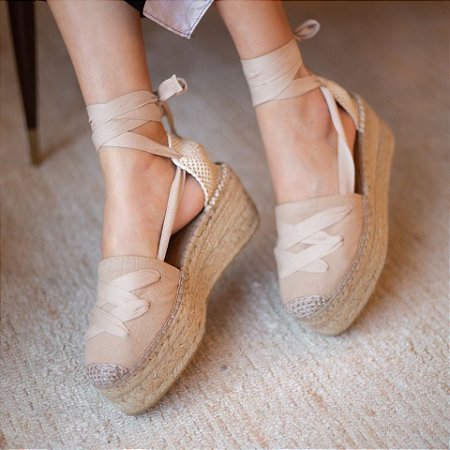 Espadrille flatform best sale