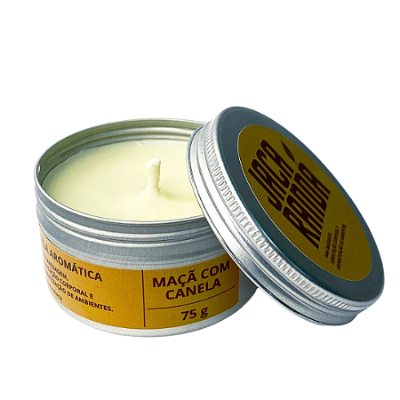 Vela Maçã com Canela