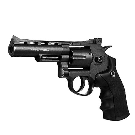 Revolver de Pressão CO2 WG Rossi 701 4,5mm 6 Tiros 4pol. - Full Metal