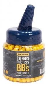 Esferas Plásticas BB´s  1,000unidades  6mm  0,12g