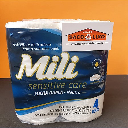 Papel Higiênico Folha Dupla 30m - Mili