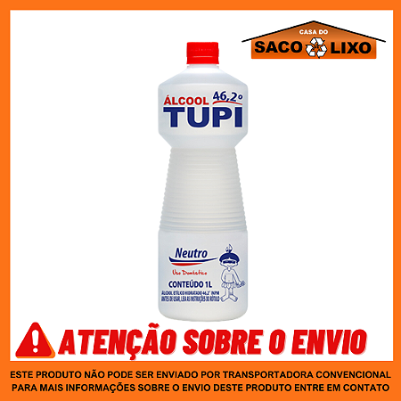 Álcool líquido 46,2º Neutro - Tupi - 1 Litro