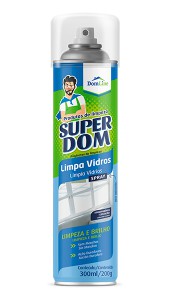 Limpa Vidros Super Dom Aerosol 300ml - Domline