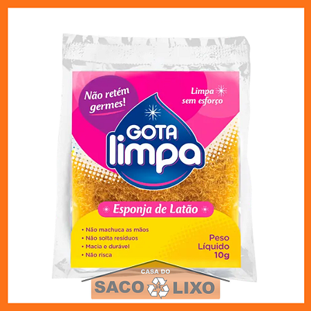 Esponja de Latão - Gota Limpa