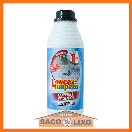 Limpa Carpetes e Estofados - 1 Litro - LPL Loucos Por Limpeza