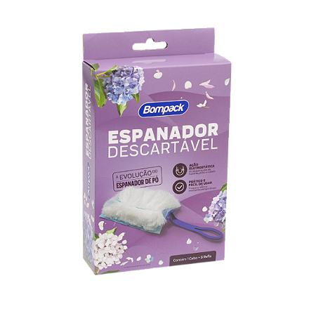 Espanador Descartável Bompack com 5 Refis