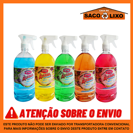 Álcool Perfumado com Borrifador Da Casa