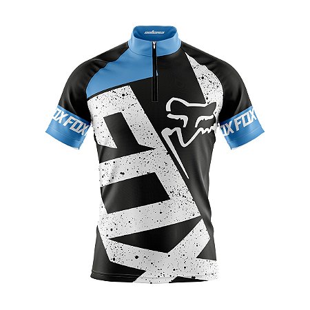 Camisa Para Ciclismo Fox Azul