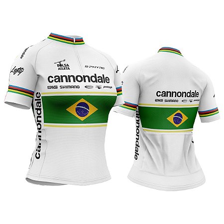 camisa ciclismo feminina branca