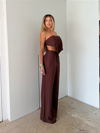 Calça c/ top lenço Veneza