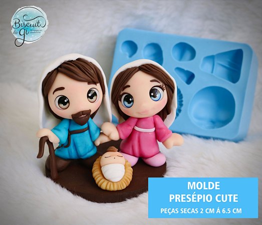 Molde Presépio Cute - Biscuit do Gi