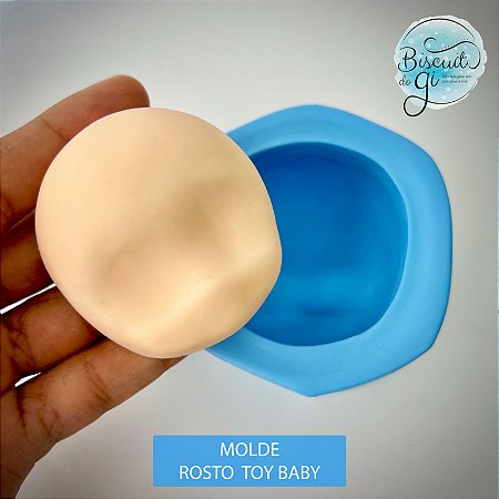 Molde Rosto Toy Baby - Biscuit do Gi