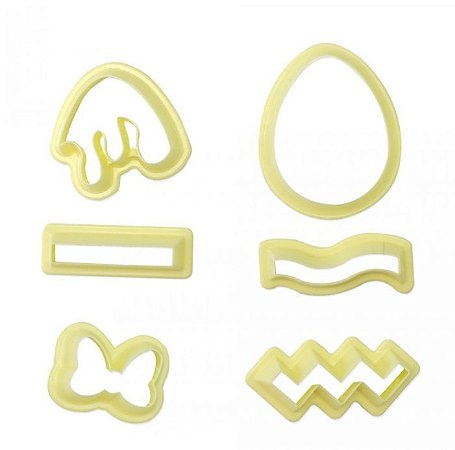 Kit Cortadores Ovos Decorados Páscoa - BlueStar