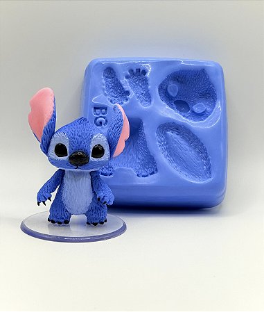 Molde Stitch Peludinho P - Biscuit do Gi