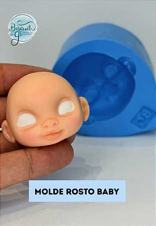 Molde Rosto Baby - Biscuit do Gi
