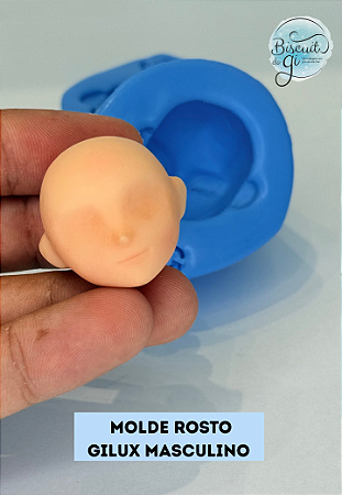 Molde Rosto GiLux Masculino - Biscuit do Gi