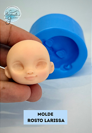 Molde Rosto Larissa - Biscuit do Gi