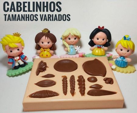 Molde Cabelinhos Tamanhos Variados - Maria Diniz