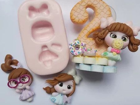 Molde Menina Glamour - Priscila Canhadas