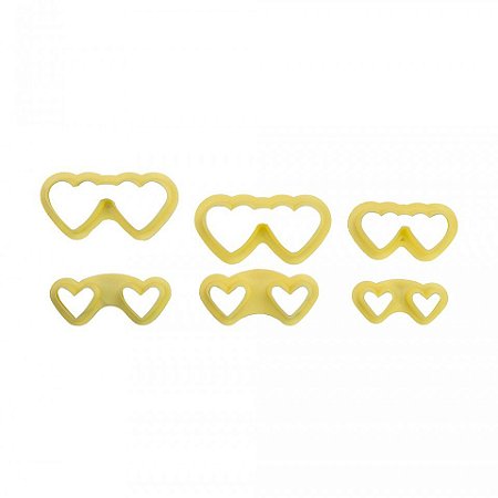 Cortador Óculos Coração