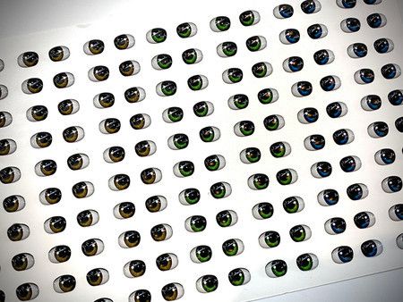 Olhos Adesivos Resinados Emburradinha