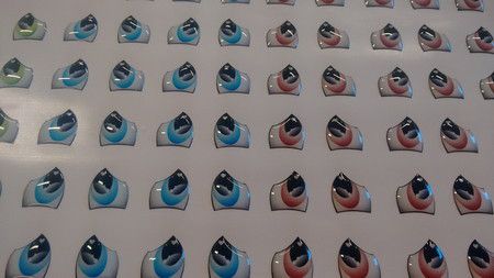 Olhos Adesivos Resinados Cód.254