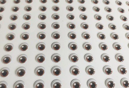 Olhos Adesivos Resinados Cód 518 Boneco Lucas Neto