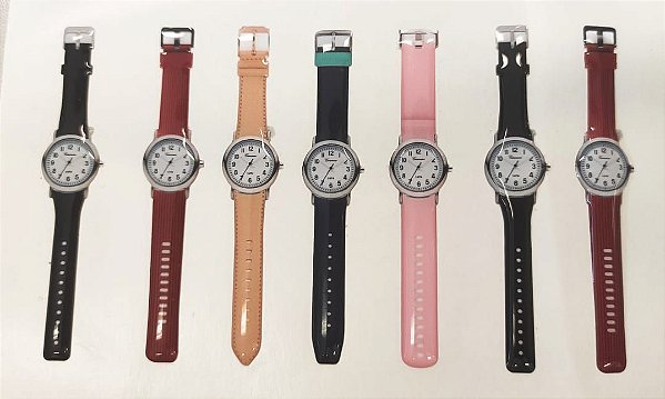 Cartela Adesiva Relógios Resinados Sortidos' cód. 605