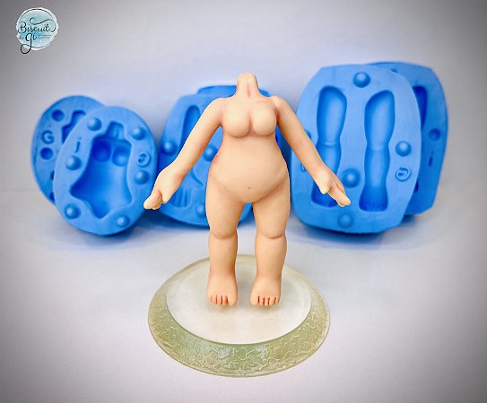 Molde Corpo Kiki Doll - Biscuit do Gi