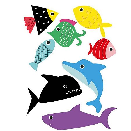 Tattoo | Tatuagem Temporária Peixes Infantil
