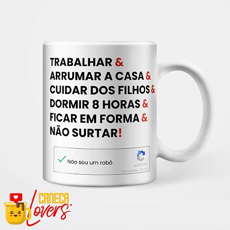 Caneca Não sou um Robô
