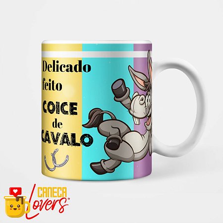 Caneca Delicado Coice de Cavalo