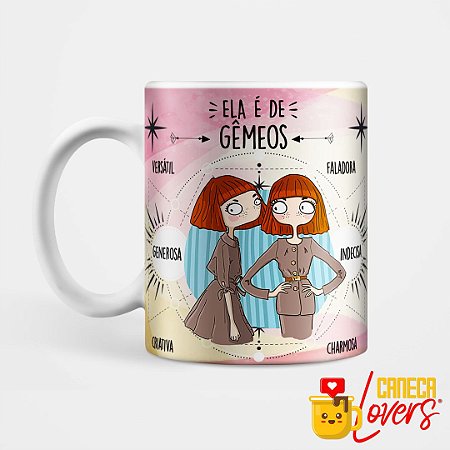 Caneca Signo da Mulher - Gêmeos