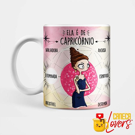 Caneca Signo da Mulher - Capricórnio