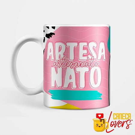 Caneca Flork Profissões - Artesanato - Nome Personalizado